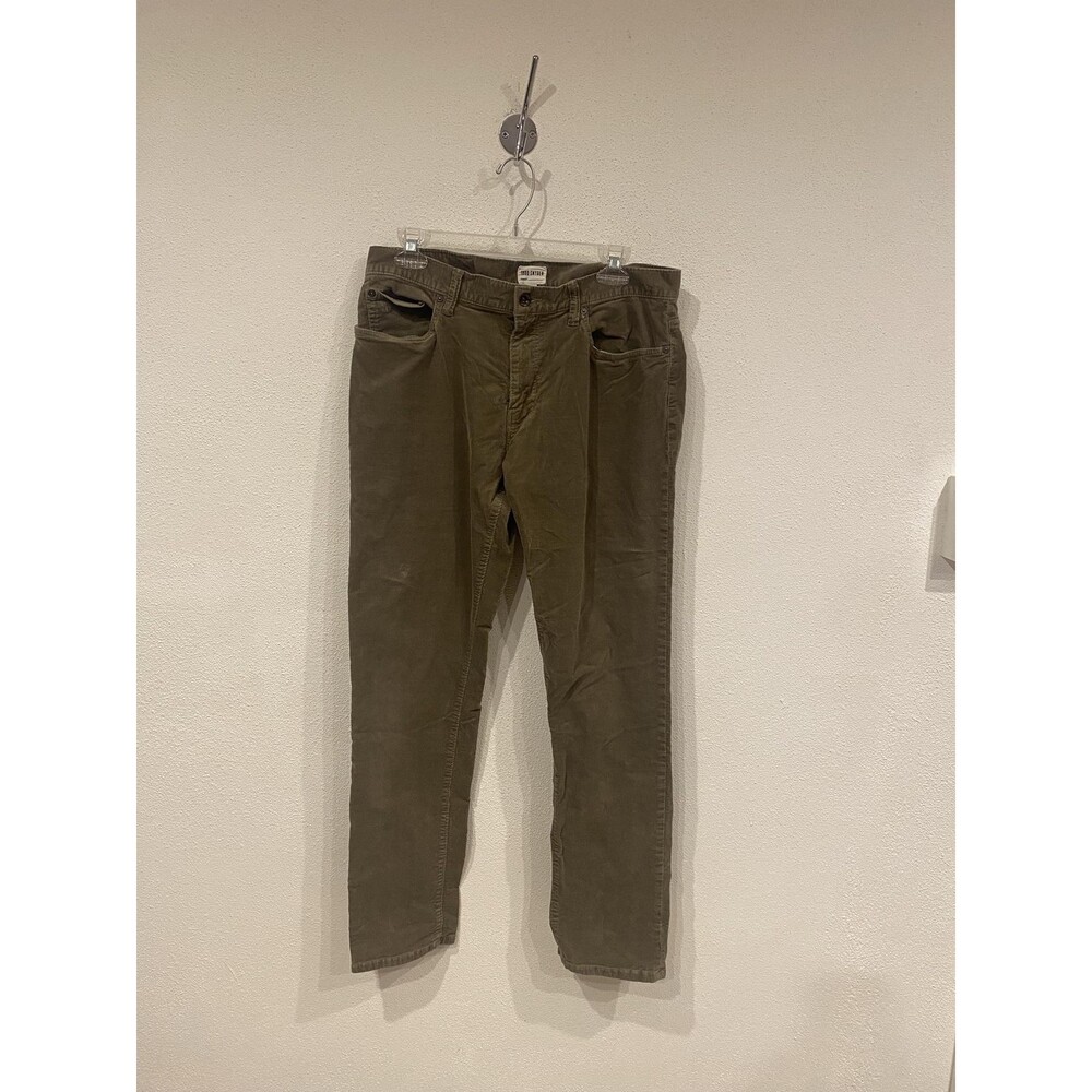 Todd Snyder Pants Mens 33x32 Green Corduroy Slim Fit Chino Casual Trousers